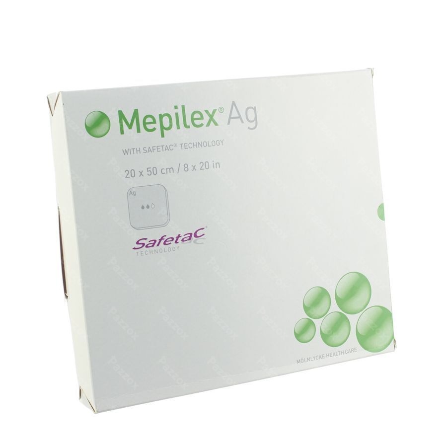 Mepilex Ag Pansement Steril 20,0x50,0cm 2 287510