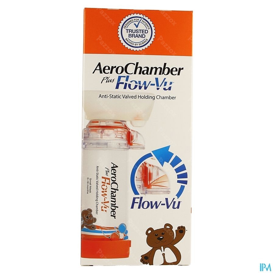 Aerochamber Plus A/static+flow-vu-mask Baby