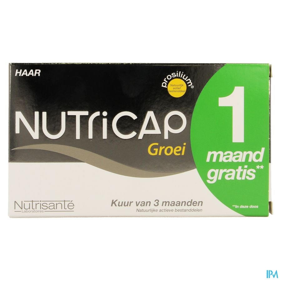 Nutricap Haaruitval 3mois+1grat.gel 120+60 Promo