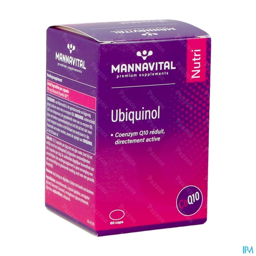 Mannavital Ubiquinol 60 Gélules