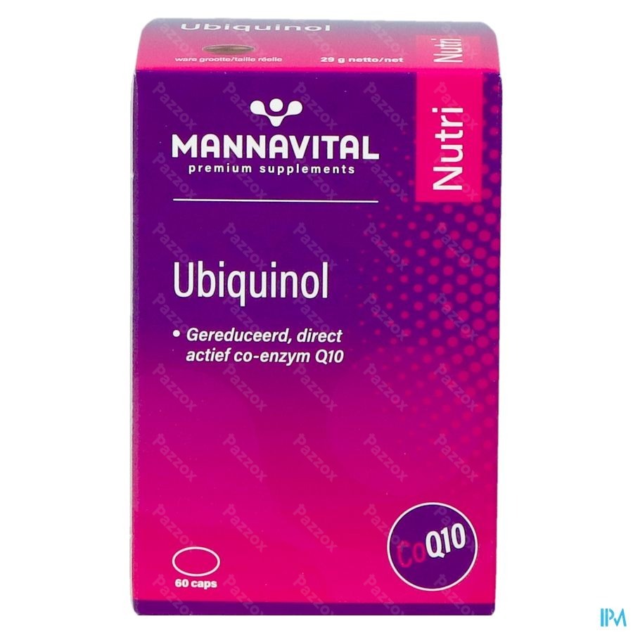 Mannavital Ubiquinol 60 Capsules