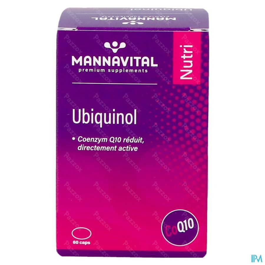Mannavital Ubiquinol 60 Gélules