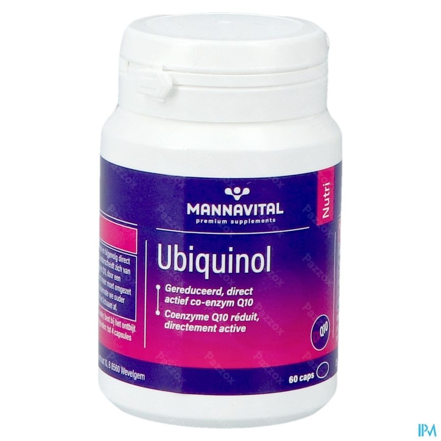 Mannavital Ubiquinol 60 Gélules