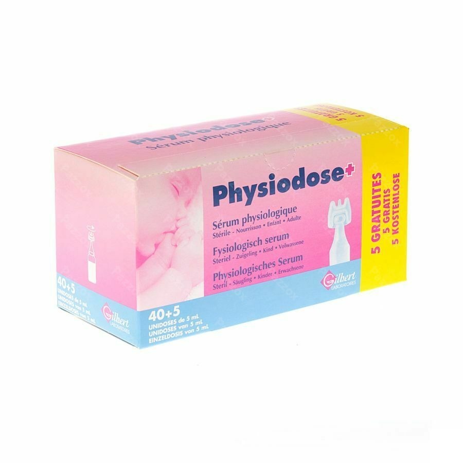 Physiodose Serum Physio Ud Ster 40x5ml+5 Gratuit