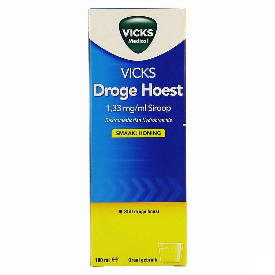 Vicks Droge Hoestsiroop met Honing 180ml