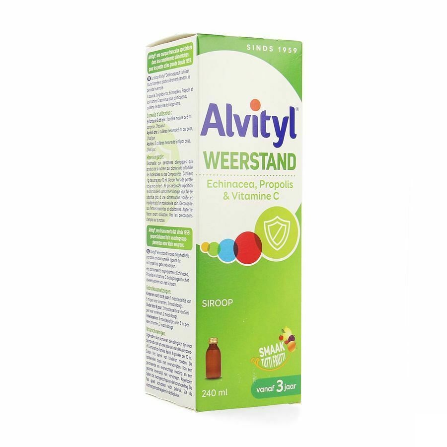 Alvityl Weerstand Siroop Fl 240ml