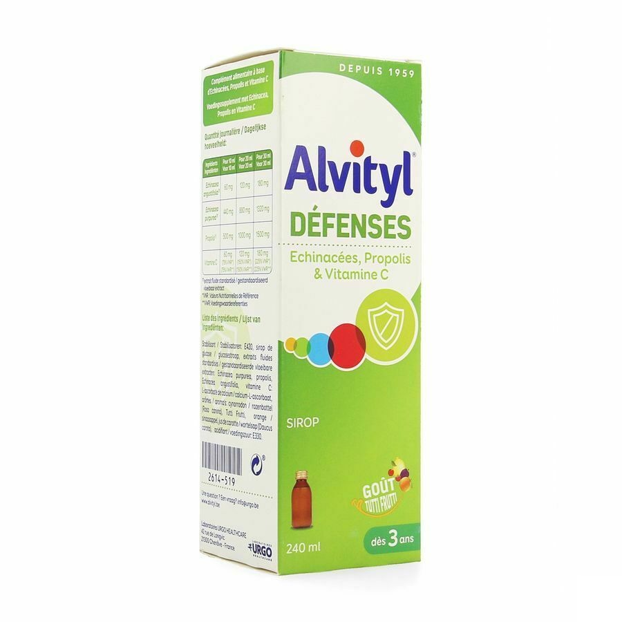 Alvityl Defenses Sirop Fl 240ml