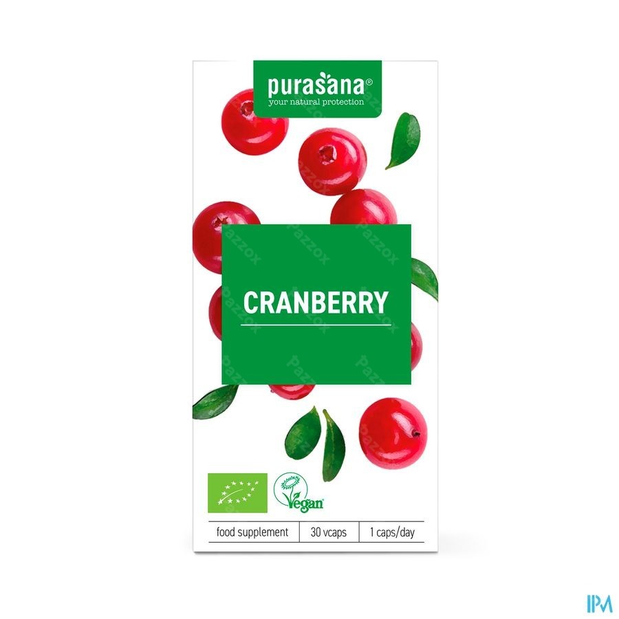 Purasana Vegan Cranberry Bio Caps 30