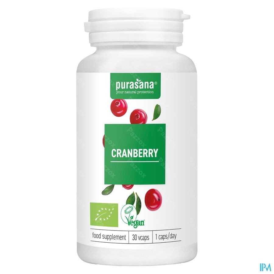 Purasana Vegan Cranberry Bio Caps 30