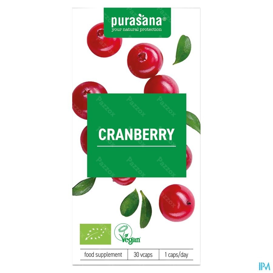 Purasana Vegan Cranberry Bio Caps 30