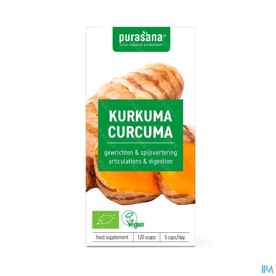 Purasana Vegan Curcuma Bio Caps 120