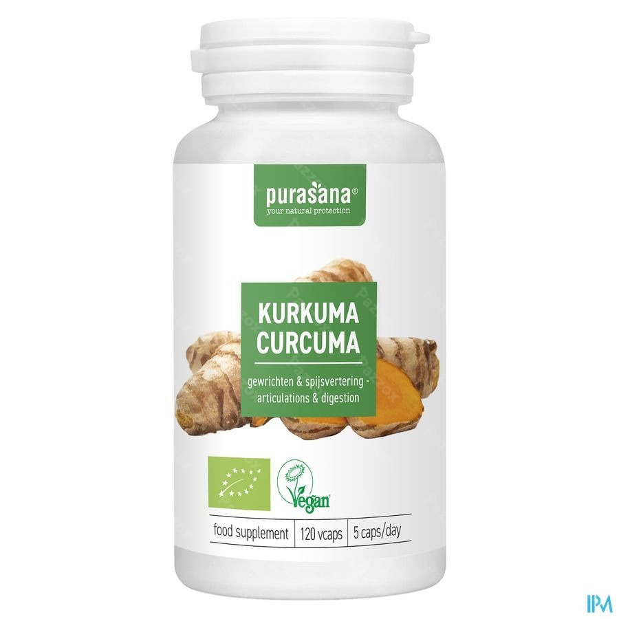 Purasana Vegan Curcuma Bio Caps 120