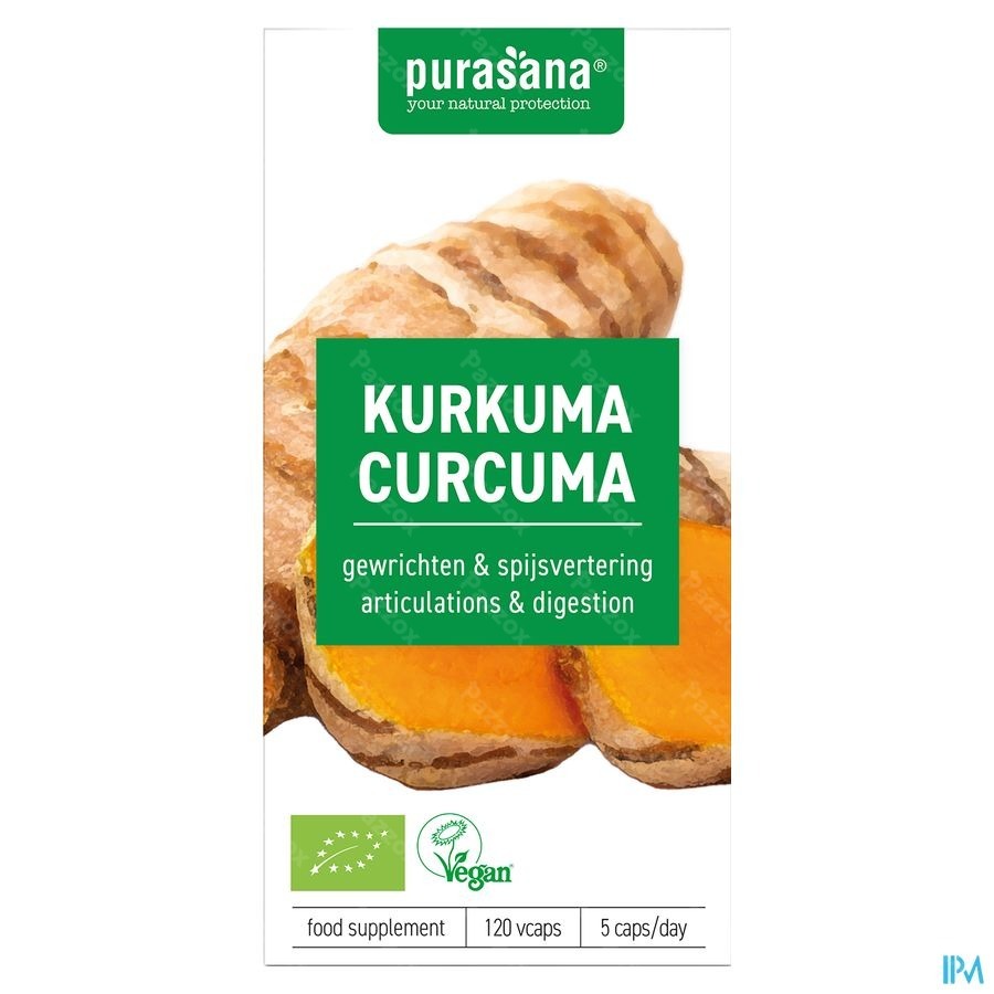 Purasana Vegan Curcuma Bio Caps 120