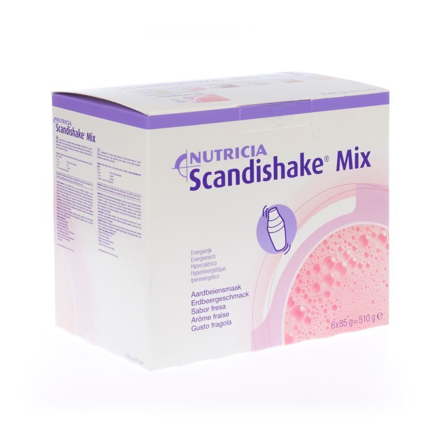 Scandishake Mix Fraise Nf Sach 6x85g