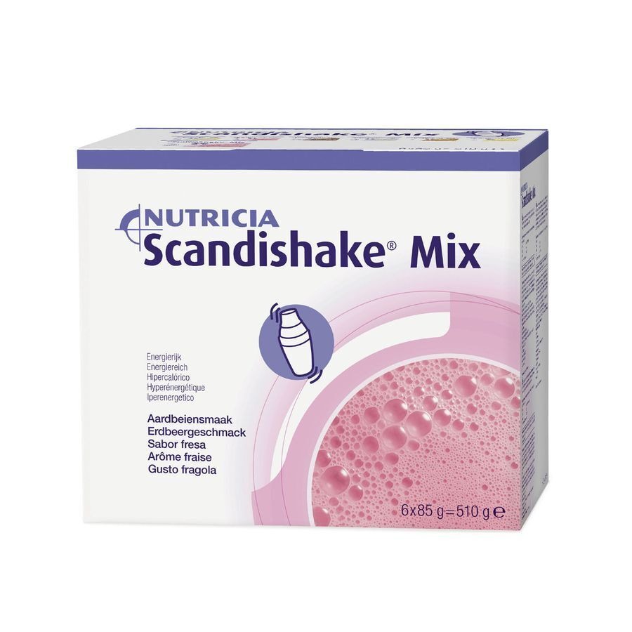 Scandishake Mix Fraise Nf Sach 6x85g