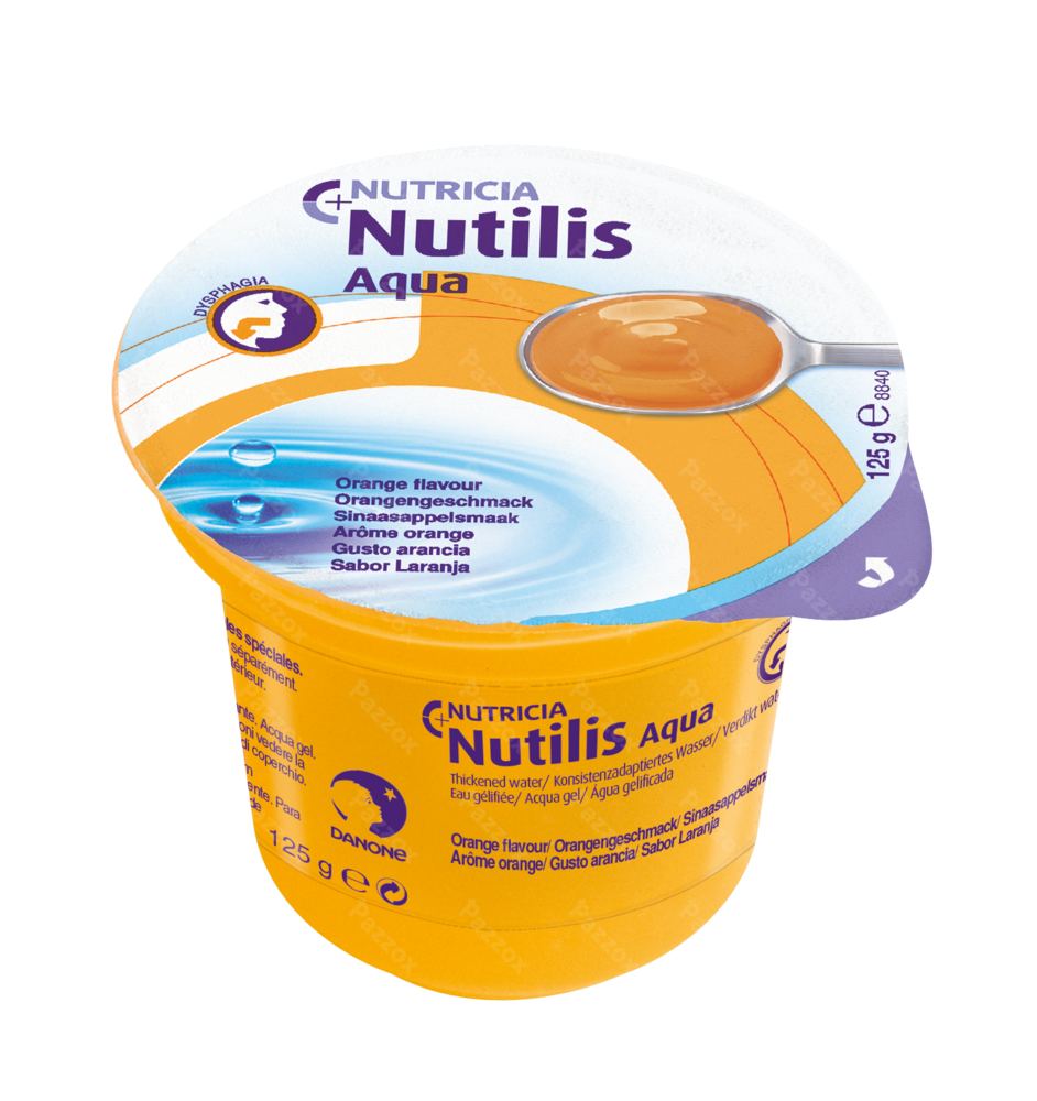 Nutilis Eau Gelifiee Orange Cups 12x125g