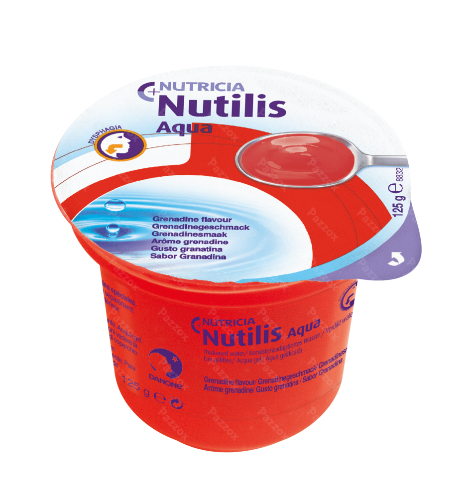 Nutilis Eau Gelifiee Grenadine Cups 12x125g