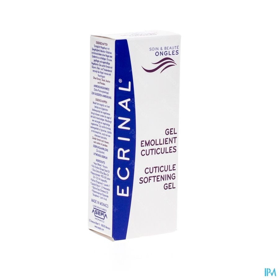 Ecrinal Gel Emollient Cuticules Nf Tbe 10ml 20205