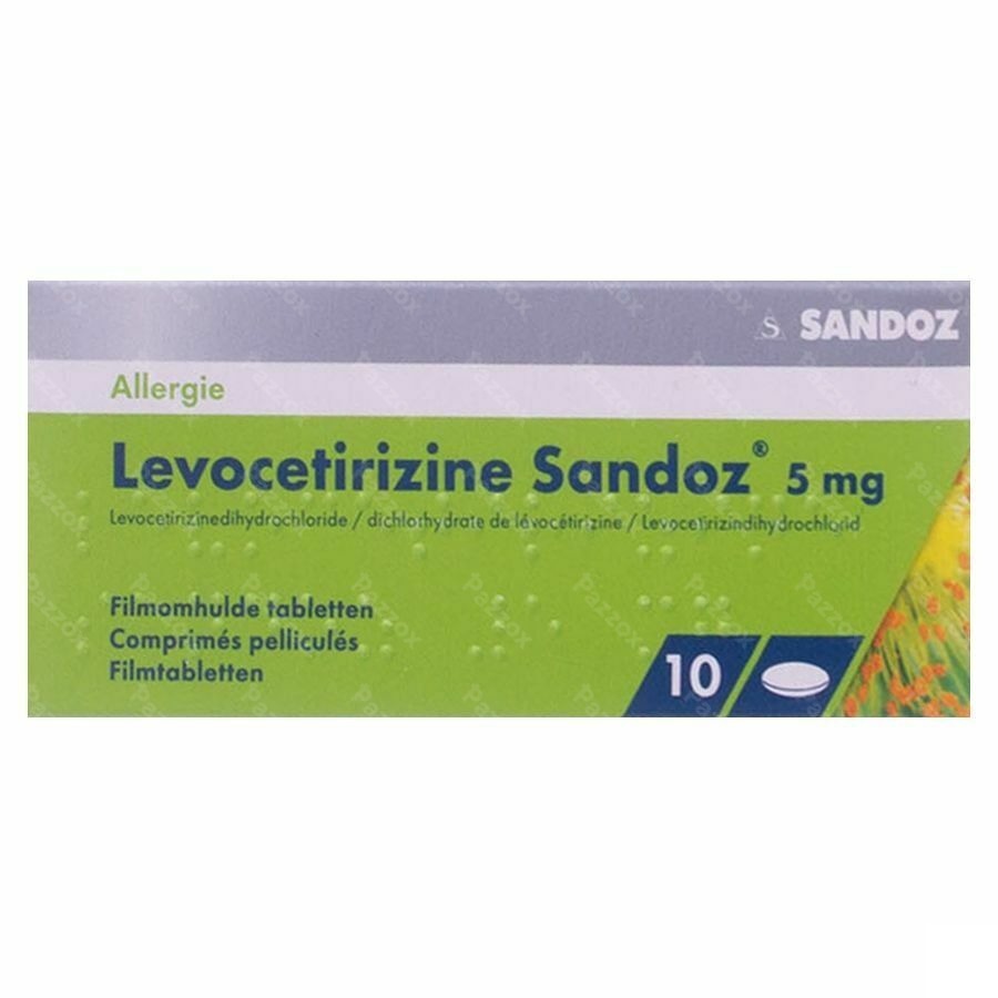Levocetirizine Sandoz 5mg 10 Tabletten