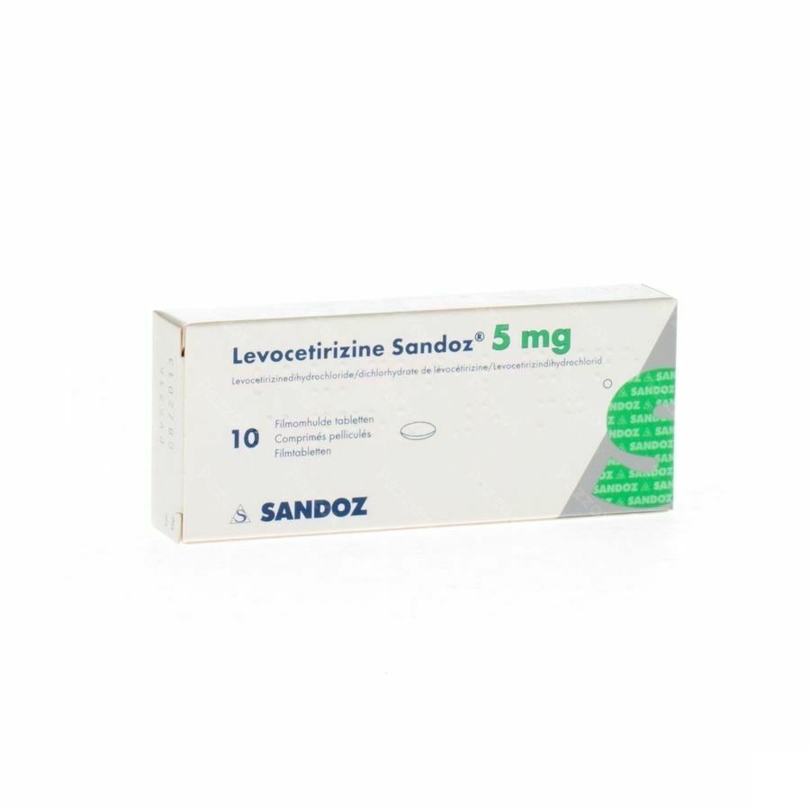 Levocetirizine Sandoz 5mg 10 Tabletten