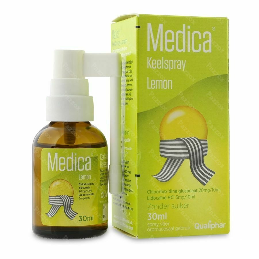 Medica Keelspray Lemon bij Keelpijn 30ml