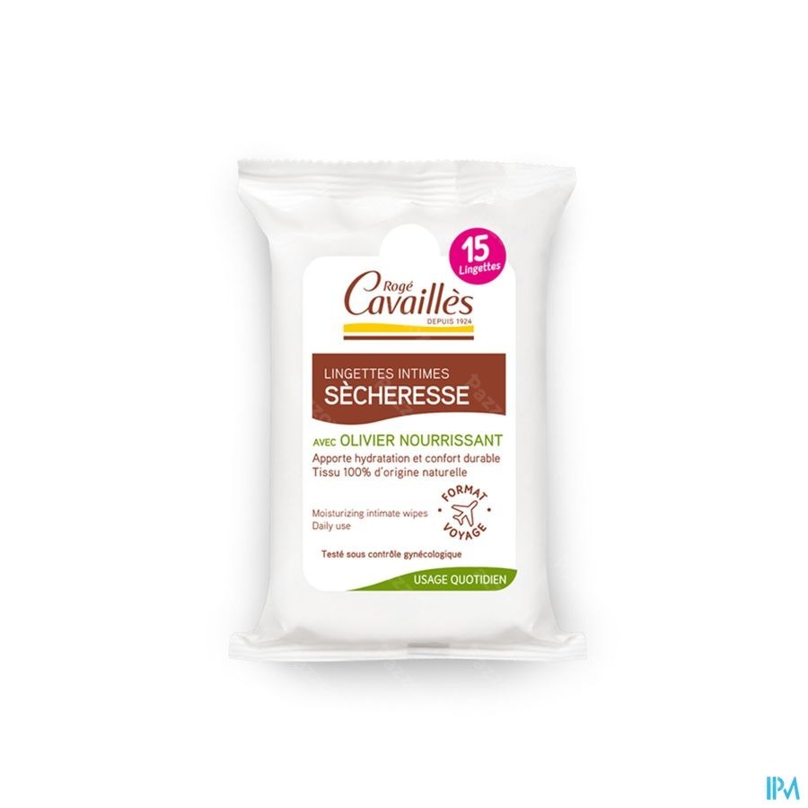 Roge Cavailles Lingette Intime Hydratantes 15
