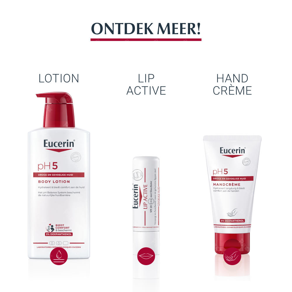 Eucerin pH5 Zeepvrije Wastablet Droge en Gevoelige Huid 100g