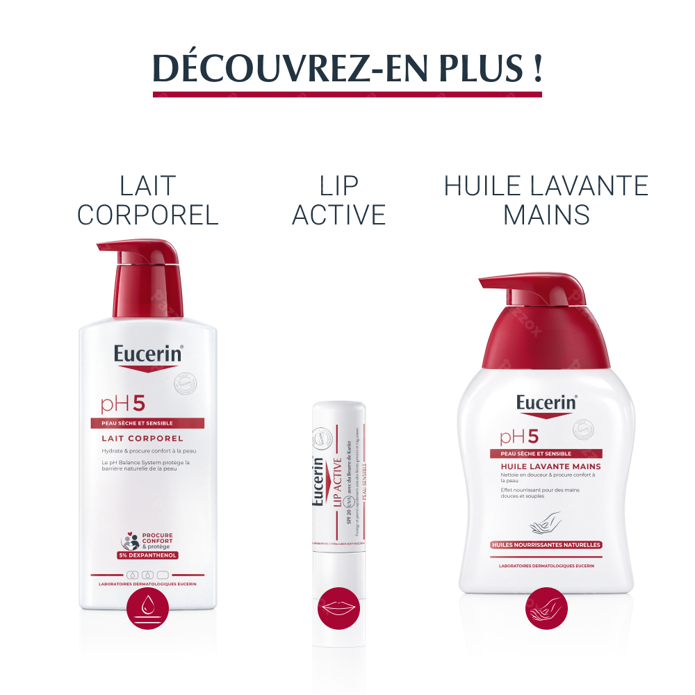 Eucerin pH5 Pain Dermatologique Peau Sèche et Sensible 100g