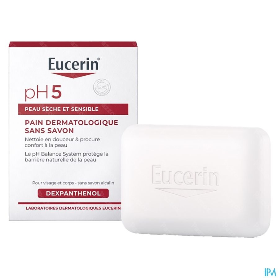Eucerin pH5 Pain Dermatologique Peau Sèche et Sensible 100g