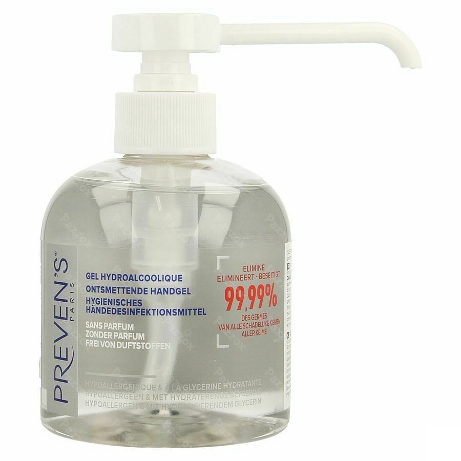 Preven's Gel Mains Hydro Alcool. Fl 300ml + Pompe