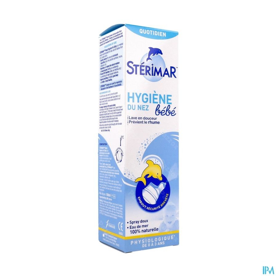 Sterimar Bebe Spray Nasal Eau De Mer 100ml