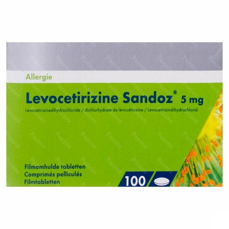 Levocetirizine Sandoz 5mg 100 Tabletten