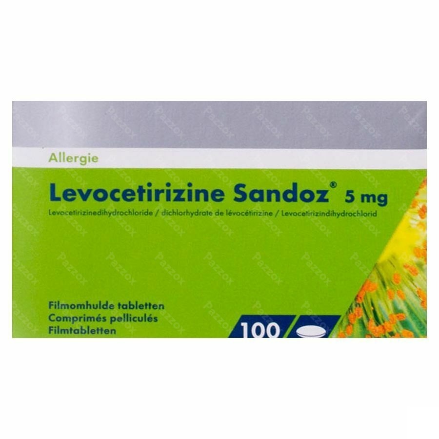 Levocetirizine Sandoz 5mg 100 Tabletten