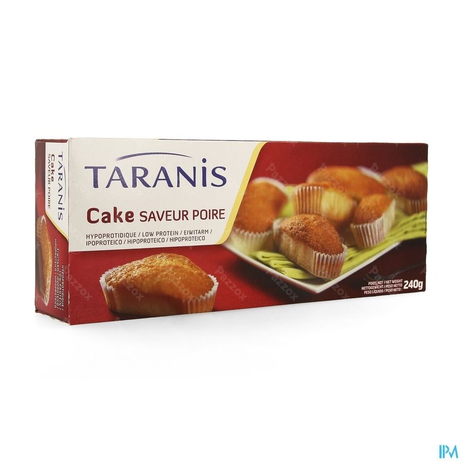 Taranis Mini Cake Poire 240g 6 Pieces 4655