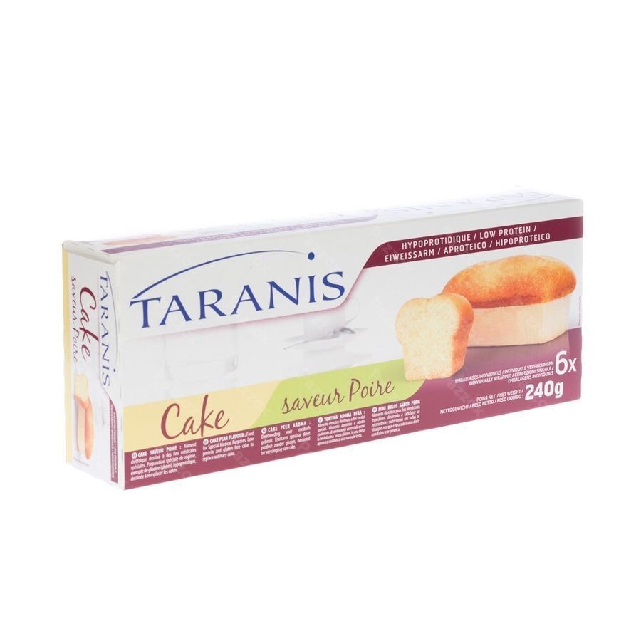 Taranis Mini Cake Poire 240g 6 Pieces 4655
