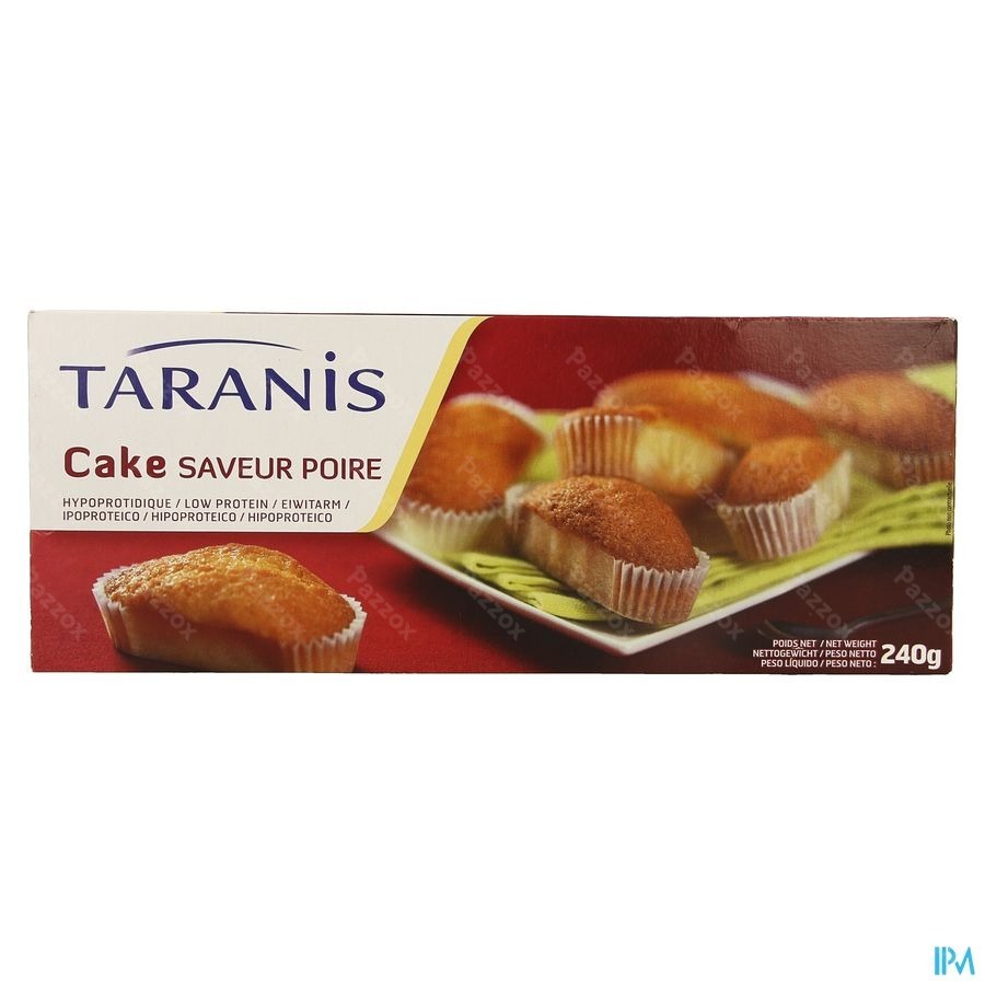 Taranis Mini Cake Poire 240g 6 Pieces 4655
