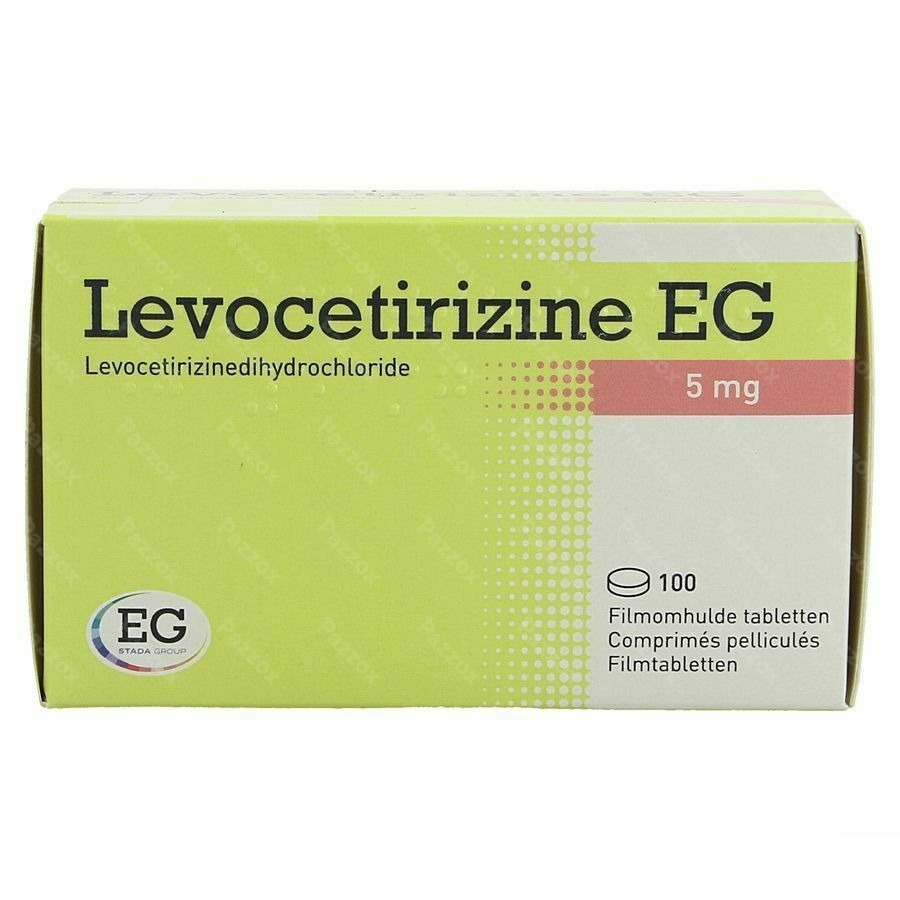 Levocetirizine EG 5mg 100 Tabletten