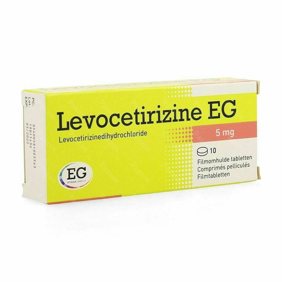 Levocetirizine EG 5mg 10 Comprimés