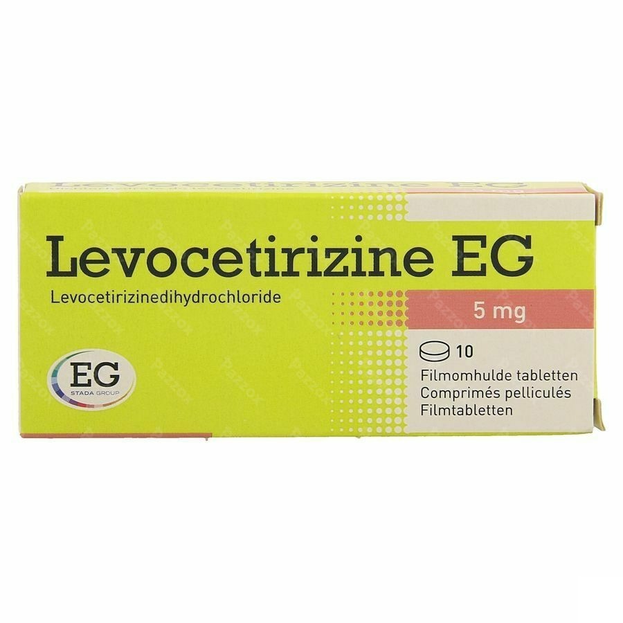 Levocetirizine EG 5mg 10 Comprimés
