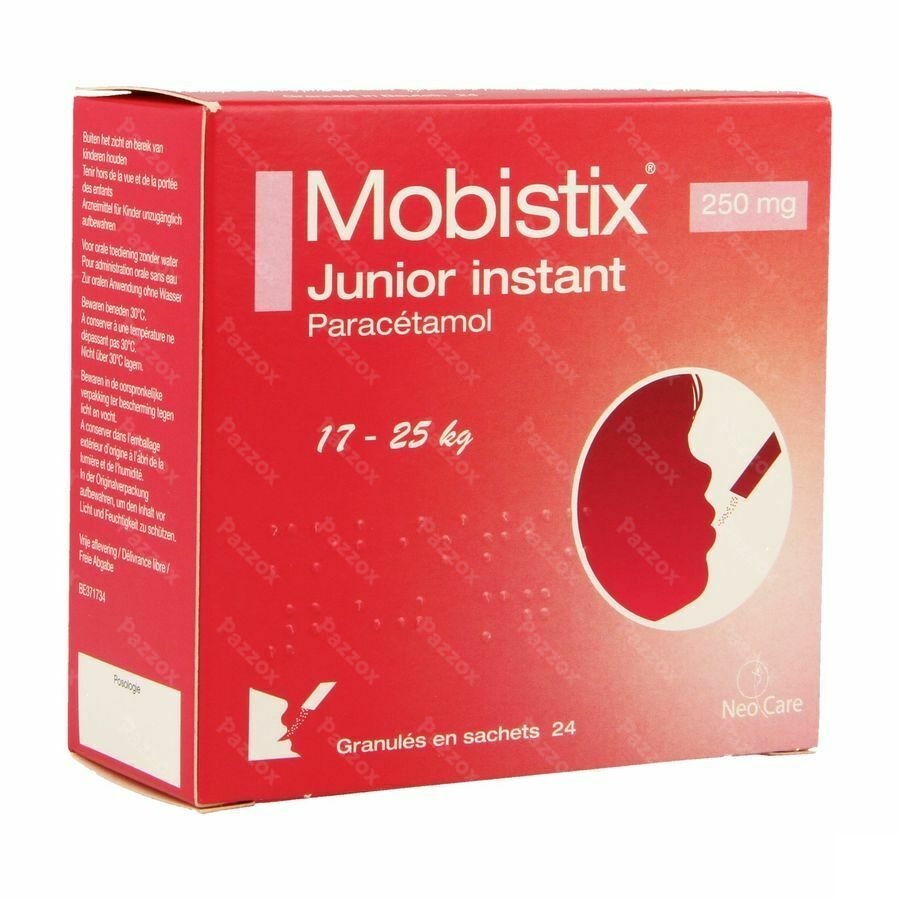 Mobistix Junior Instant 250Mg Gran Sach 24X250Mg