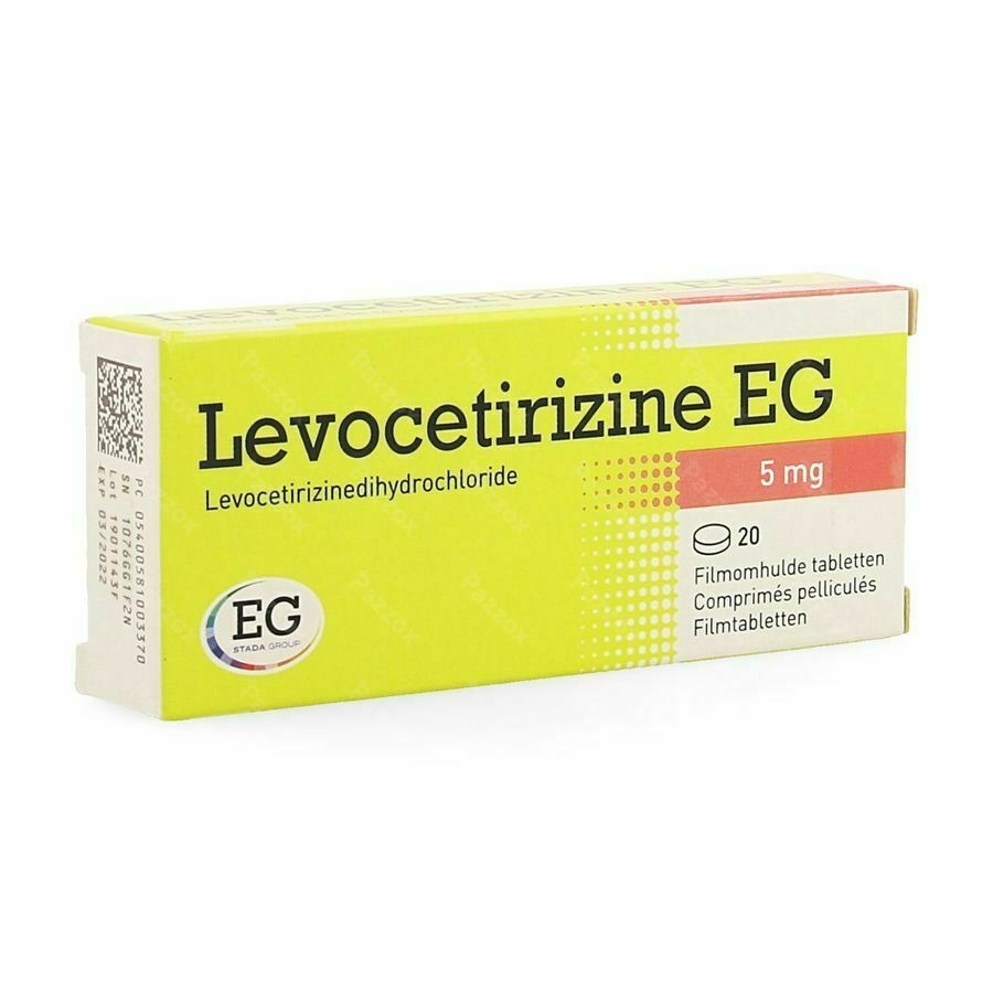 Levocetirizine EG 5mg 20 Tabletten