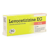 Levocetirizine Eg 5 Mg Filmomh Tabl 20