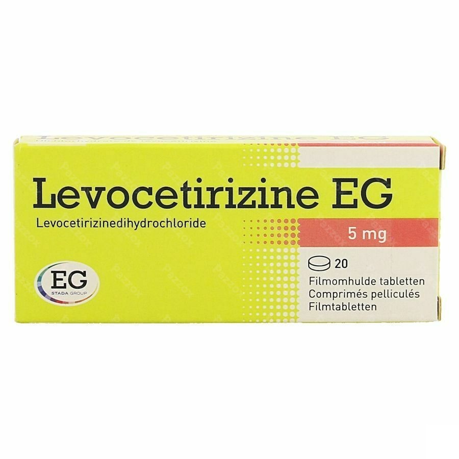 Levocetirizine EG 5mg 20 Tabletten