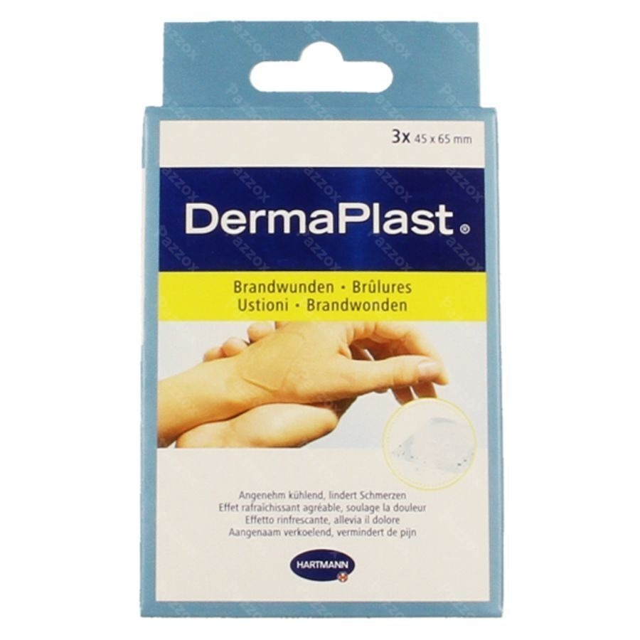 Dermaplast Pansement Brulures 4,5x6,5cm 3 5362411