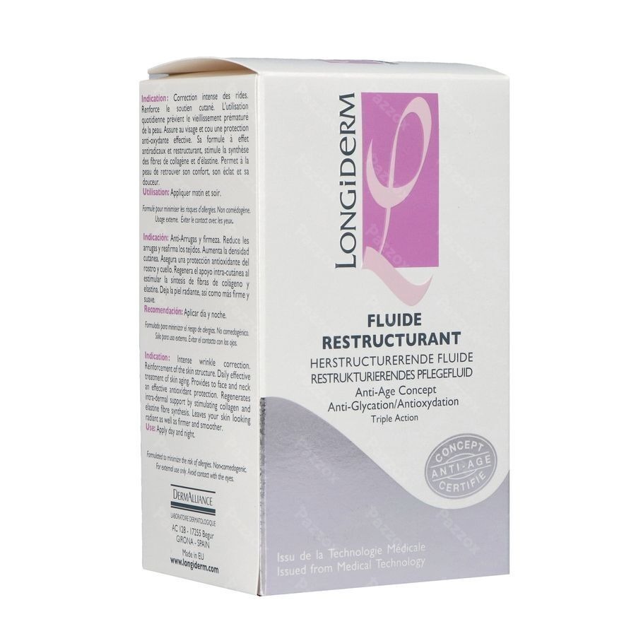 Longiderm Fluide Restructurant Visage Tube 50ml