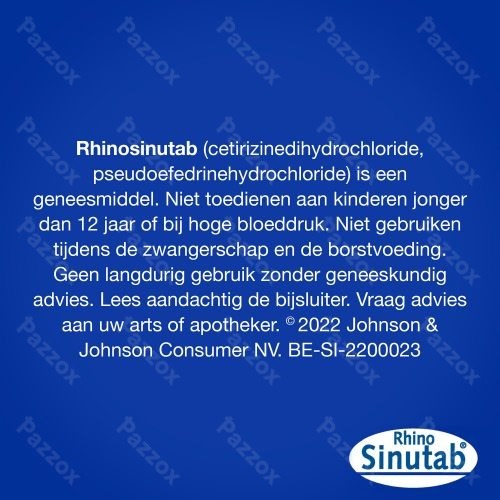 RhinoSinutab 120mg/5mg 14 Tabletten