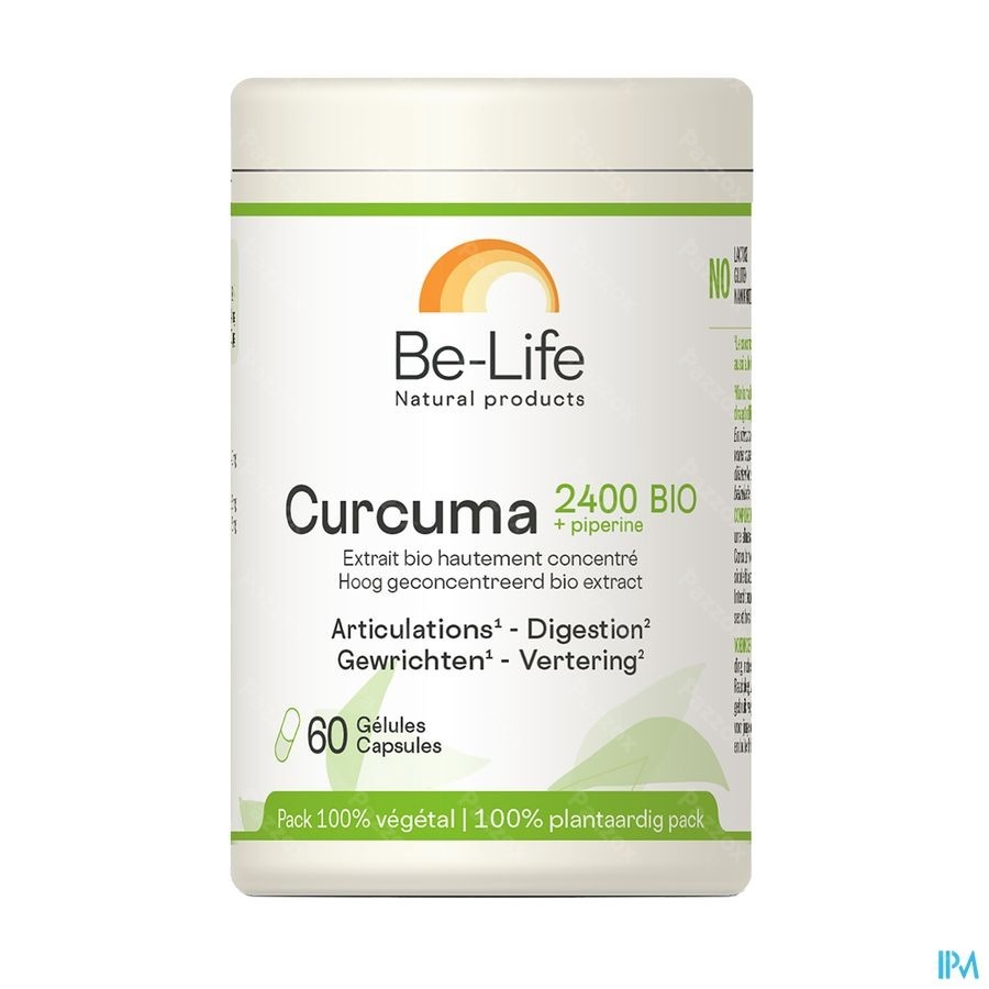 Be-Life Curcume 2400 + Piperine Bio 60 Capsules
