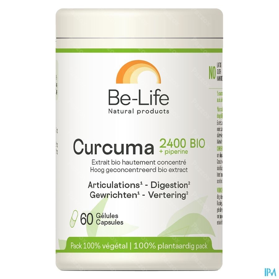 Be-Life Curcume 2400 + Piperine Bio 60 Capsules