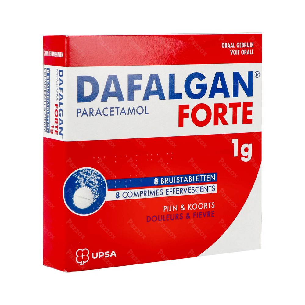 Dafalgan Forte 1g 8 Comprimés Effervescents