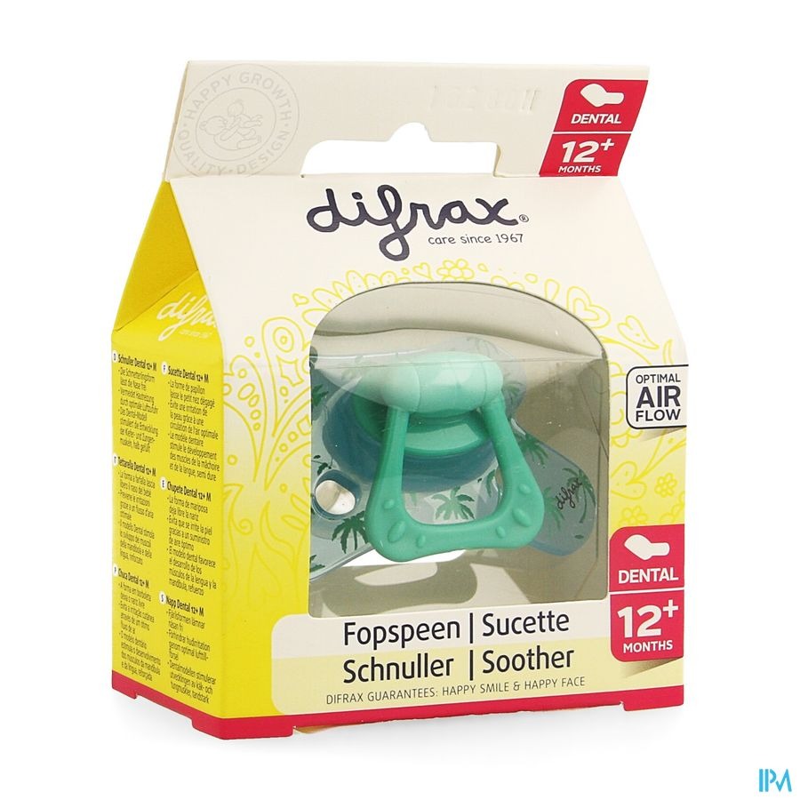 Difrax Sucette Dental Renforcee Boy +12m 346